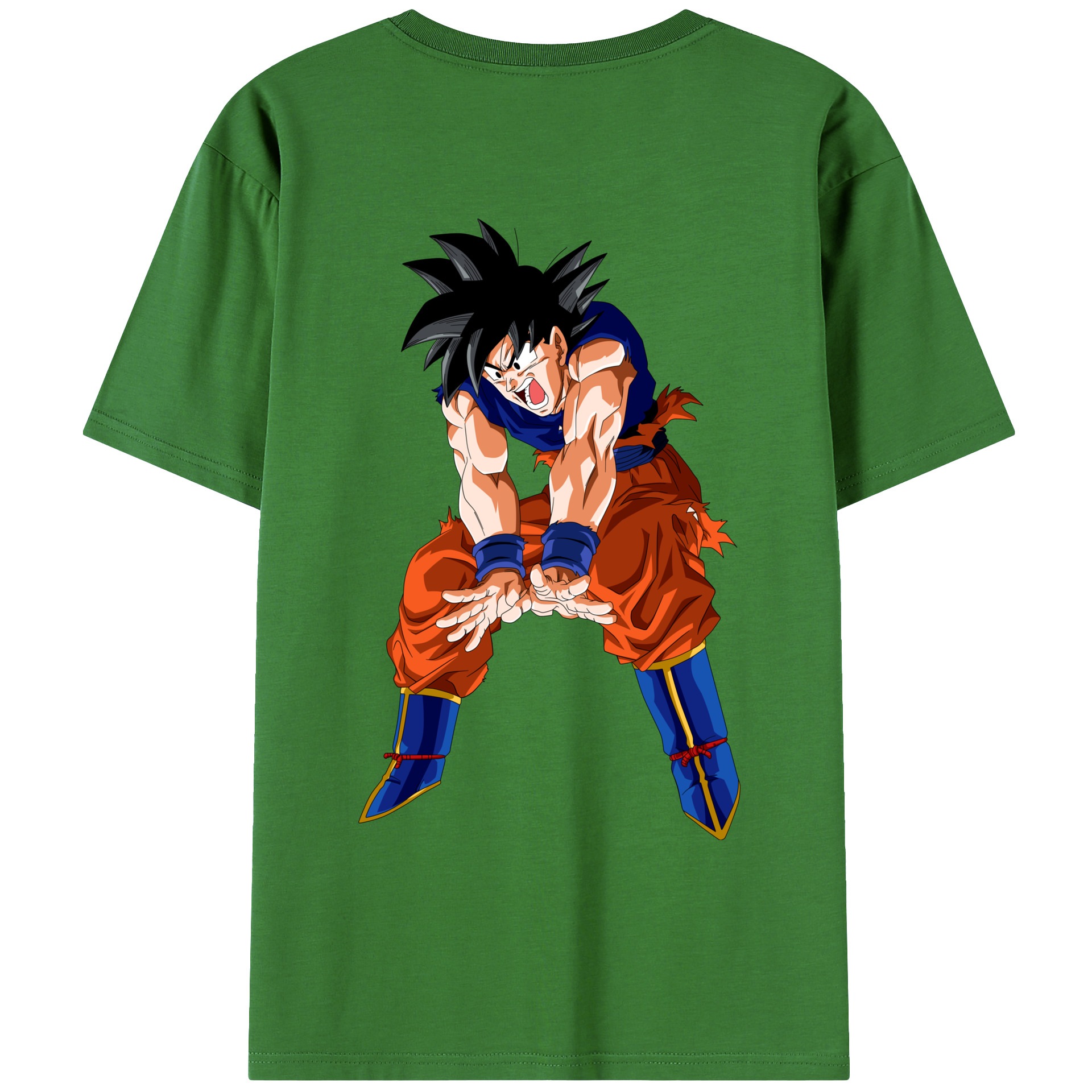 （画像用） ドラゴンボール 孫悟空（そん ごくう）Son Goku カカロット DRAGON BALL Kakarotto レディース半袖Tシャツ(バックプリント)